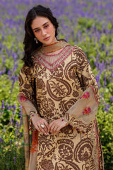 3-PC Unstitched Embroidered Lawn By Charizma | CC5-10