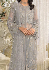 EFE-04 DOVE | 3Pc Unstitched Suit Festive Formal Exhibit Evara By Elaf Premium