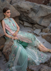 Sun Kissed - Sea Foam | 3PC Unstitched Suit Lawn By Crimson