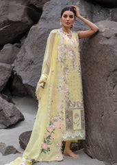 Believe In Her - Topaz Yellow | 3PC Unstitched Suit Lawn By Crimson