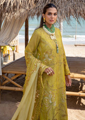 Unstitched 3-PC Luxury Lawn Silk Dupatta By Saira Shakira | SAMARA-A