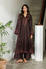 Embroidered Printed Viscose Linen By IZNIK