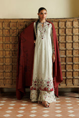 Embroidered Printed Viscose Linen By IZNIK