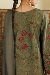 Embroidered Printed Viscose Linen By IZNIK