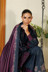Embroidered Printed Viscose Linen By IZNIK