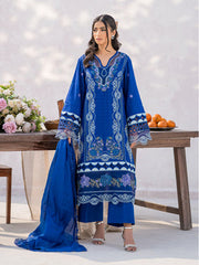 DH-14 | 3PC Unstitched Lawn Summer Collection Dilkash By Parishay