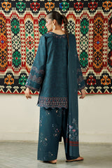 Embroidered Printed Viscose Linen By IZNIK