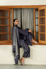 Embroidered Printed Viscose Linen By IZNIK