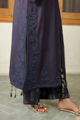 Embroidered Printed Viscose Linen By IZNIK