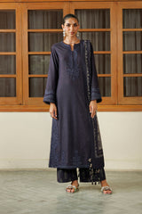 Embroidered Printed Viscose Linen By IZNIK