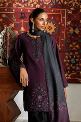 Embroidered Printed Viscose Linen By IZNIK