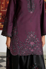 Embroidered Printed Viscose Linen By IZNIK