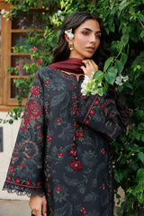 Embroidered Printed Viscose Linen By IZNIK