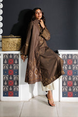 Embroidered Printed Viscose Linen By IZNIK