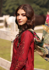 KFL-02 ALORA | 3PC Unstitched Festive Lawn By Kahf Premium