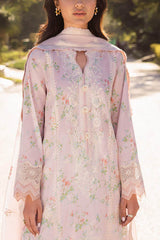 ASEMA | ZL24-04 A | 3PC Unstitched Lawn By Zaha