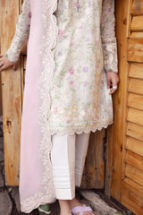 LEYLA | ZL24-12 B | 3PC Unstitched Lawn By Zaha