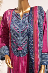 D-01 | 3 PC Stitched Printed Co-Ords Lawn Chunri By Sadabahar