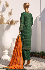 D-02 | 3 PC Stitched Printed Co-Ords Lawn Chunri By Sadabahar