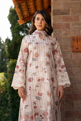 3-PC Unstitched Embroidered Soft Prints By Afrozeh | Azara A