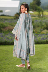 3-PC Unstitched Embroiderd Lawn By Baroque | UF-4224