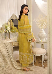 EFE-03 SUNLIT | 3Pc Unstitched Suit Festive Formal Exhibit Evara By Elaf Premium