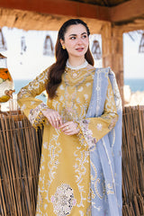 FP-03 SELMA | 3Pc Unstitched Luxury Lawn Collection Sahil Kinare By Qalamkar