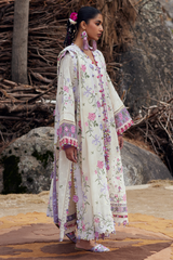 3-PC Unstitched Embroidered Lawn Meili By Zaha | ZL26-03 A