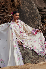 3-PC Unstitched Embroidered Lawn Meili By Zaha | ZL26-03 A