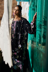 3-PC Unstitched Embroidered Lawn Meili By Zaha | ZL26-07 B