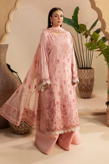 Embroidered Premium Viscose Front & Side Panels Gulkar By Raeesa Premium