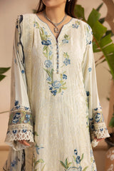 Embroidered Premium Viscose Front & Side Panels Gulkar By Raeesa Premium