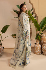 Embroidered Premium Viscose Front & Side Panels Gulkar By Raeesa Premium