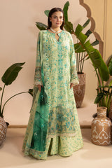 Embroidered Premium Viscose Front & Side Panels Gulkar By Raeesa Premium