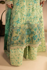 Embroidered Premium Viscose Front & Side Panels Gulkar By Raeesa Premium