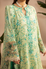 Embroidered Premium Viscose Front & Side Panels Gulkar By Raeesa Premium