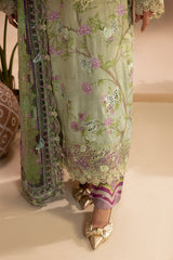 Embroidered Premium Viscose Front & Side Panels Gulkar By Raeesa Premium