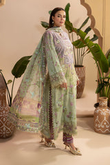 Embroidered Premium Viscose Front & Side Panels Gulkar By Raeesa Premium