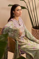 Embroidered Premium Viscose Front & Side Panels Gulkar By Raeesa Premium