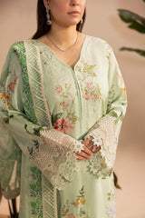 Digital Printed + Embroidered Premium Viscose Front Gulkar By Raeesa Premium