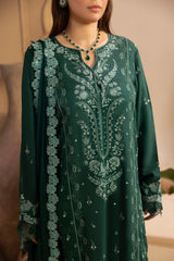 Embroidered Premium Viscose Front & Side Panels Gulkar By Raeesa Premium