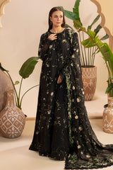 Digital Printed + Embroidered Premium Viscose Front Gulkar By Raeesa Premium