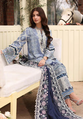 KFL-04 KINZA | 3PC Unstitched Festive Lawn By Kahf Premium