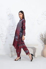 D-2096 | 2PC Stitched Lawn Collection Mehrin By Tawakkal