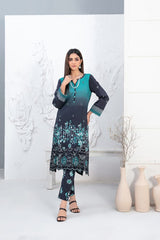 D-2094 | 2PC Stitched Lawn Collection Mehrin By Tawakkal