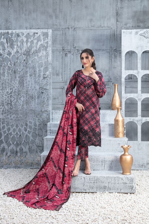 D-9688 Daman Embroidered Khaddar Collection 2023