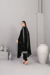 3-PC Unstitched Fancy Embroiedere Velvet Velvora By Tawakkal Fabrics | D-4927