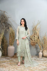 D-9983 | 3PC Semi-Stitched Arushi Collection By Tawakkal Fabrics