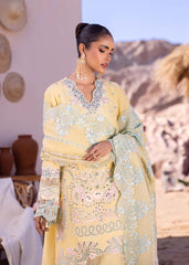 DAHLIA | 3PC Unstitched Luxury Lawn Oasis By Akbar Aslam