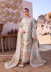 ALBERTA | 3PC Unstitched Luxury Lawn Oasis By Akbar Aslam